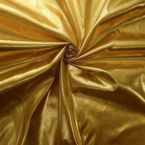 gold tissue lame fabric